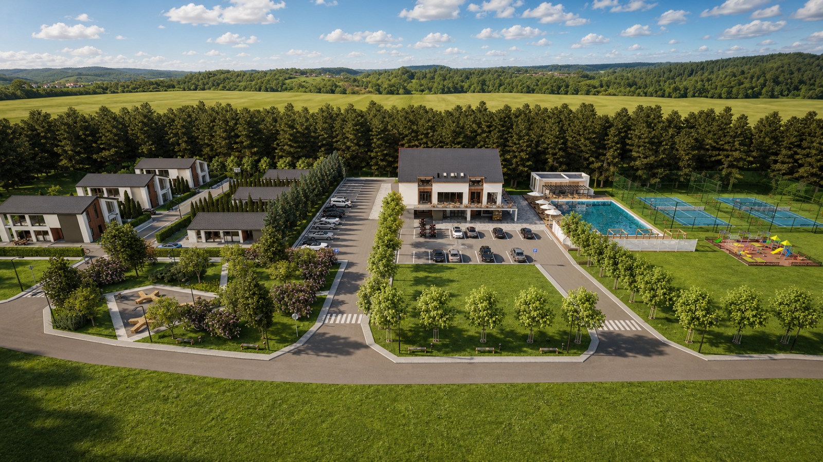 Pogled na Resort Stupe